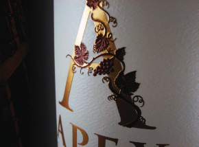 Gold Foil Wine Label